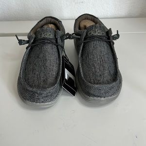 Hey dude Wally woven in carbone (size 8)